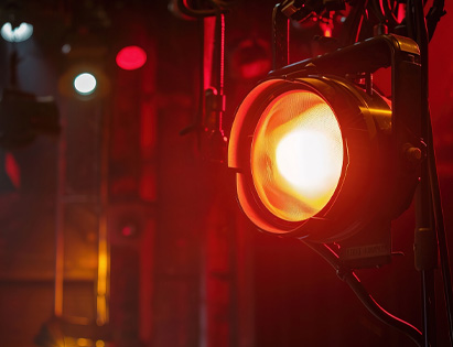 Decorative illumination service for event venues